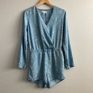 Cloth & Stone Chambray Romper